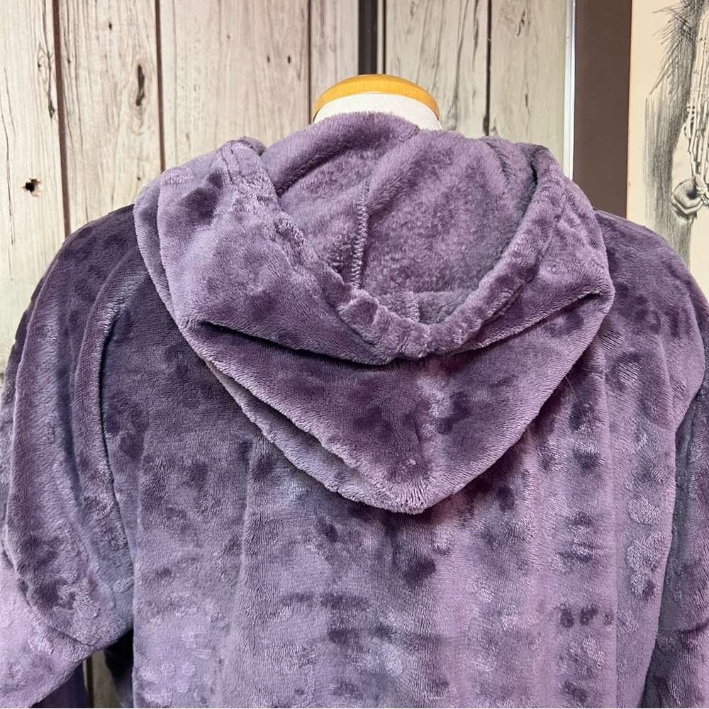 Denver Hayes Purple Oversized Cozy Lounge Sweater Nightdress Women’s Size XL - Picture 7 of 9